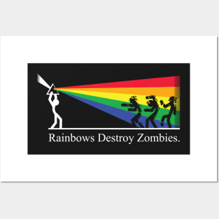 Rainbows VS Zombies Posters and Art